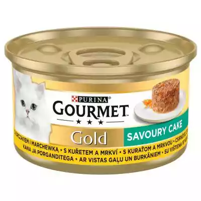 Gourmet Gold Savoury Cake kurczak i marc Dla kota/Karmy dla kota/Mokre karmy