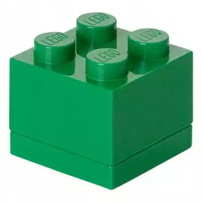 Minipudełko Klocek Lego 4 (zielone) (401 Podobne : Lego Klocek 2x2 z Trzpieniem 6232 4185273 Tan New - 3136393