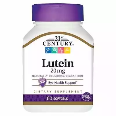 Luteina 21st Century, 20 mg, 60 kapsułki Podobne : Luteina 21st Century, 20 mg, 60 kapsułki żelowe (opakowanie po 6 sztuk) - 2788404