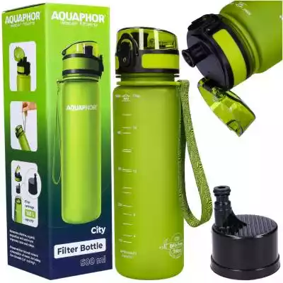Butelka bidon filtrująca Aquaphor 0, 5 City zielony