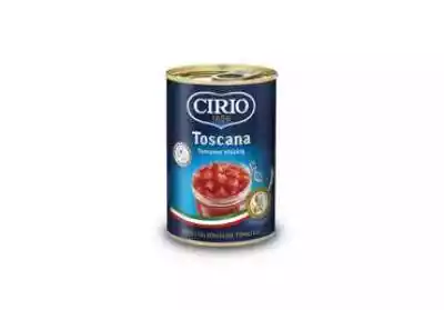 CIRIO Toscana Pomidory w kawałkach 400 g Podobne : Mutti Pomidory Pelati Bez Skóry 400 G - 137253