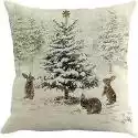 Yyqx Świąteczna poduszka Poszewka Dekoracja, Świąteczna poszewka na poduszkę na sofę domową
