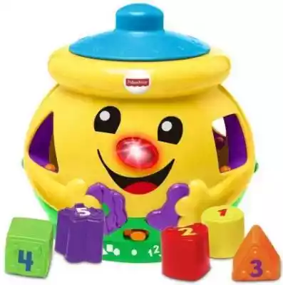 Fisher-Price Ucz się i śmiej! Garnuszek  Zabawki edukacyjne dla niemowląt