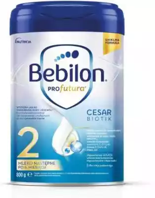 Zestaw zawiera dwa produkty: Bebilon Profutura Cesar Biotik 2 Mleko następne po 6. miesiącu -...