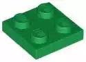 Lego 3022 plytka 2x2 zielony 10 szt N