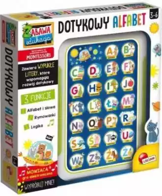 Ogromny dotykowy i mówiący alfabet,  który towarzyszy dziecku w nauce alfabetu oraz podstawowych...