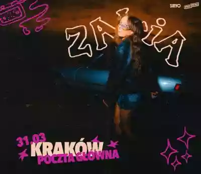 Zalia - kocham i tęsknię Tour | Kraków - Podobne : Zalia - kocham i tęsknię Tour | Warszawa - Warszawa, Nowy Świat 21 - 3218