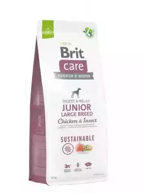BRIT Care Sustainable Junior Large Breed Podobne : Brit Jerky Chicken Meaty Coins with instect - Kurczak - przysmak dla psa - 80 g - 88381