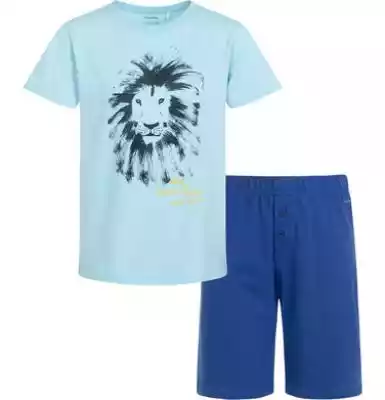 Piżama z krótkim rękawem dla chłopca, z  Podobne : Piżama z krótkim rękawem dla dziewczynki, w motylki, granatowa, 3-8 lat - 29981