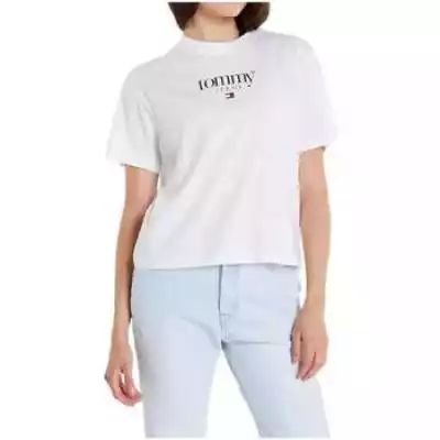 T-shirty z krótkim rękawem Tommy Hilfiger  -  Biały Dostępny w rozmiarach dla kobiet. EU S, EU M, EU XS.