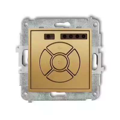 Przycisk Karlik Mini 29MSR-6 k elektroniczny roletowy przycisk centralny/dodatkowy złoty