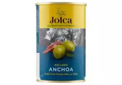 JOLCA Zielone oliwki z anchovies 300 g Artykuły spożywcze > Żywność konserwowa > Oliwki zielone