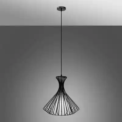 Lampa 5105/1 Black LW1 Podobne : Lampa wisząca Latika 45x30 cm naturalna - 84903