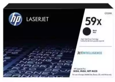 Producent drukarki: HP
Pozostałe informacje: Toner 59X CF259X czarny
Kod OEM: CF259X
Ilość w opakowaniu [szt.]: 1 szt.
Waga: 970 g
Rodzaj: Oryginalny
Kolor: Black (Czarny) 
Wydajność [str.]: 10000 str. A4
Kompatybilność: HP LaserJet Pro M404/M428
Technologia druku: Druk laserowy