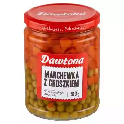 Dawtona Marchewka z groszkiem 510 g Podobne : Dawtona - Sos pomidorowy ze śmietaną - 223360