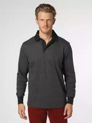 Drobne paski wyróżniają elegancki wygląd koszulki polo z długim rękawem marki Mc Earl – wysokiej jakości bawełna zapewnia wyjątkowy komfort noszenia.