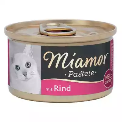 Miamor Pastete, 12 x 85 g - Wołowina Koty / Karma mokra dla kota / Miamor / Pastete