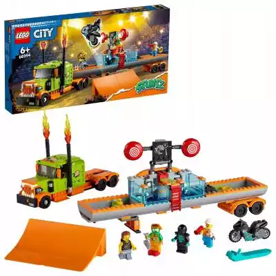 Lego City Stuntz Ciężarówka Kaskaderska  Podobne : Lego City Stuntz Rakietowy motocykl kaskaderski - 3132034