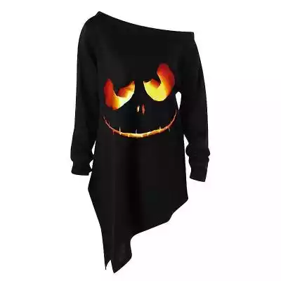 Mssugar Kobiety Halloween Party 3d Print Podobne : t-shirt na Halloween kostucha Grim Reaper - 327739