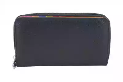 Antykradzieżowy portfel z ochroną RFID - plaszcz czarny