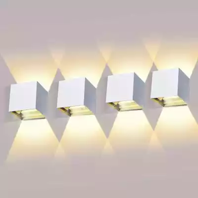 Xceedez 4 sztuki Led Wall Light Outdoor  Podobne : Xceedez Led Wall Sconce 6w Indoor Wall Lamp Modern Square Up Down Aluminium Lighting Decoration Light For Bedroom Study Bed Hallway Living Room Hot... - 2789198