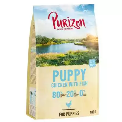 Karma sucha Purizon, 300 g/400 g - Puppy Podobne : Purizon Adult dla kota, kurczak i ryba – bez zbóż - 2 x 6,5 kg - 337576