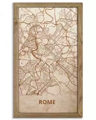 Drewniany obraz miasta - Rzym w dębowej  Podobne : Rzym i Watykan 3w1: przewodnik + atlas + mapa - 517270