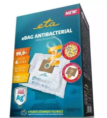 ETA Worki do odkurzacza eBAG Antibacteri Podobne : Worki do odkurzaczy papierowy ZVCA200BP 5 szt. - 1245052