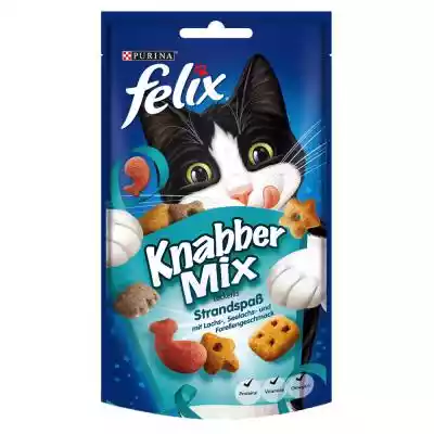 25% taniej! Przysmaki Felix, różne rodza Podobne : Pakiet mieszany Felix Party Mix - Original i Strand, 2 x (8 x 60 g) - 343567