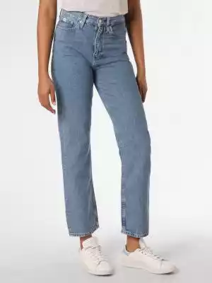 Calvin Klein Jeans - Jeansy damskie, nie Podobne : Calvin Klein Jeans - T-shirt damski, czarny - 1673916