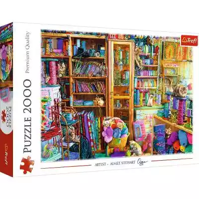 Trefl - Puzzle Koci Raj 2000 elementów Dziecko i mama/Zabawki/Gry, Puzzle