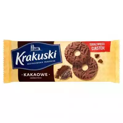 Krakuski - Herbatniki Kakaowe Podobne : Cookie Place Herbatniki w czekoladzie mlecznej z kremem orzechowo-kakaowym 150 g - 841008