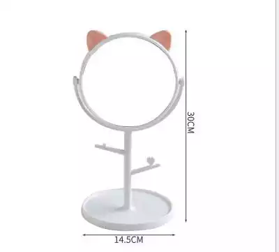 Xceedez Fong Desk Mirror In Cute Cat Ear Podobne : Xceedez Duże lustro do rzęs, obrót swobodny o 270 stopni, lekkie lusterko do makijażu do przedłużania rzęs (różowy) - 2712690