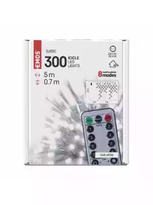 Łańcuch D4CC02 to świąteczna propozycja oświetlenia świątecznych dekoracji. Model posiada 100 diod LED,  które świecą zimną lub ciepłą barwą. 8 trybów pozwala dopasować sposób świecenia do otoczenia. Długość całkowita wynosi 17 metrów (w tym 5 metrów,  to kabel zasilający). 5-milimetrowe d