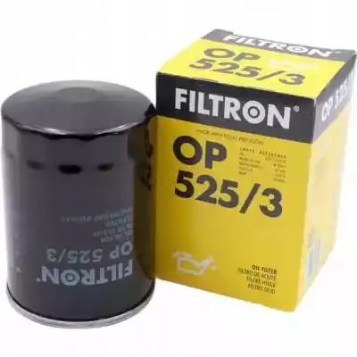 Filtr Oleju Filtron OP525/3 Podobne : BOSCH FILTR OLEJU TOYOTA 2,0 2,4 AVENSIS 03- FIAT SEDICI - 325840