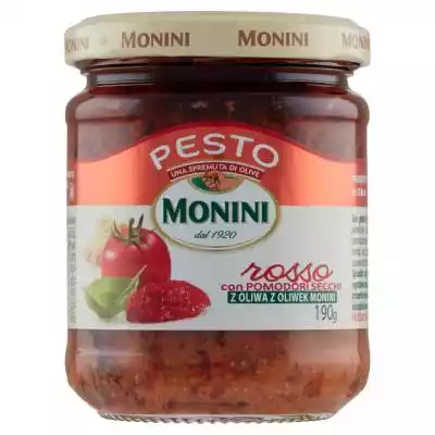 Monini - Pesto czerwone Podobne : Monini Bios Oliwa z oliwek najwyższej jakości z pierwszego tłoczenia 500 ml - 843866