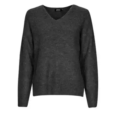 Swetry Only  ONLCAMILLA V-NECK L/S PULLOVER KNT NOOS  Szary Dostępny w rozmiarach dla kobiet. S, XS.