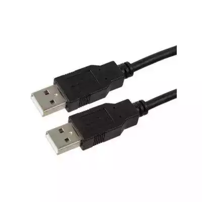 Kabel USB AM-AM 1.8m black - USB A męskie -> USB A męskie- Interfejs: USB 2.0 Hi-Speed (Posiada wsteczną kompatybilność)- Kolor: czarny- Długość: 1.8 m