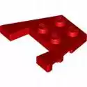 Lego płytka skośna 3x4 czerwony 48183