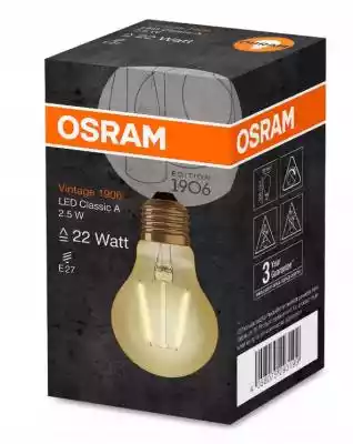 OSRAM - Żarówka LED Vintage Classic 1906 Artykuły dla domu > Wyposażenie domu > Oświetlenie