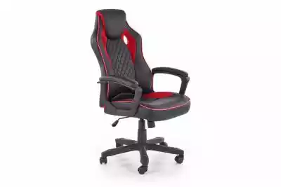 Fotel gamingowy czarno-czerwony GERARDO Meble tapicerowane > Krzesła > Krzesła obrotowe