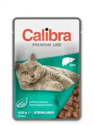 Calibra Sterilised z Wątróbką - saszetka Zwierzęta i artykuły dla zwierząt > Artykuły dla zwierząt > Artykuły dla kotów > Karma dla kotów