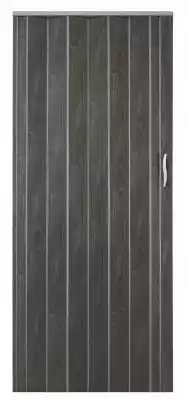 Drzwi Harmonijkowe Przesuwne Dąb Grafit 001P 100cm