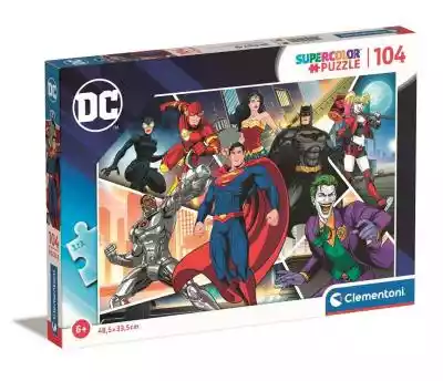 Clementoni Puzzle 104 elementy Super Kol Gry i puzzle/Puzzle/Dla dzieci