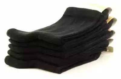 Skarpety Bawełniane Czarne 5PAR 38-40 Produkt Pl