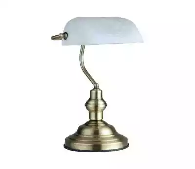 GLOBO 2492 - Lampa stołowa ANTIQUE 1xE27/60W biała