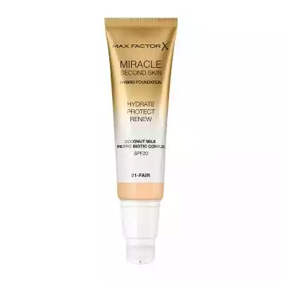 Max Factor Miracle Second Skin Hybrid 01 Podobne : Max Factor Miracle Skin 04 Light Medium podkład - 1250159