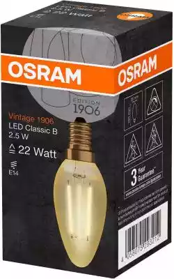 OSRAM - Żarówka LED Vintage E14 2,5W 220 Podobne : Koniec chorób serca - 717768