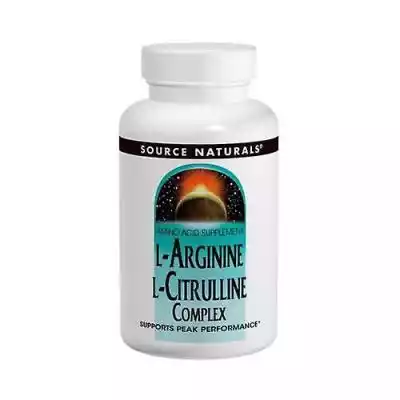 Source Naturals L-Arginine L-Citrulline  Podobne : Source Naturals L-Arginine L-Citrulline Complex, 60 tabletek (opakowanie po 6) - 2844460