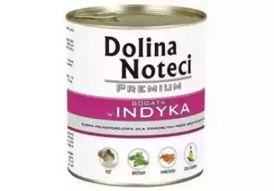 Dolina Noteci Pies Puszka 800G Indyk Podobne : DOLINA NOTECI Premium bogata w dorsza z brokułami - mokra karma dla psa - 400g - 88433